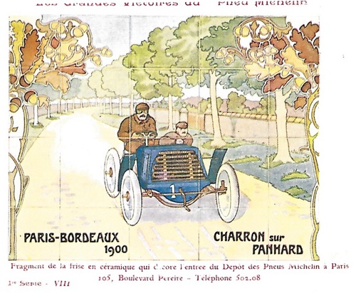 PARIS-BORDEAUX 1900 CHARRON sur PANHARD
