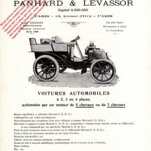 Voitures automobiles à 2, 3 ou 4 places - 5 et 7 ch