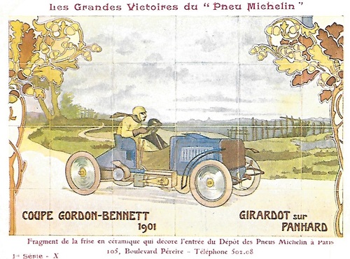 Coupe Gordon-Bennett 1901 GIRARDOT sur PANHARD
