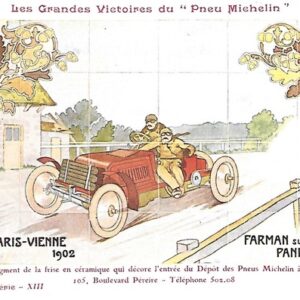 PARIS-VIENNE 1902  FARMAN sur PANHARD