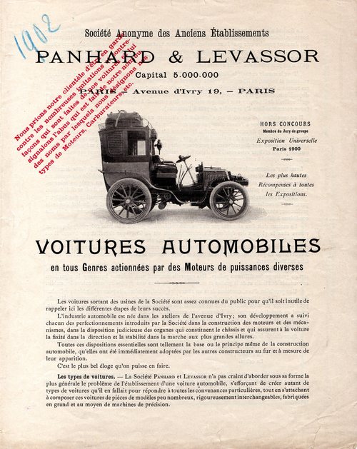 Voitures automobiles en tous genres … diverses
