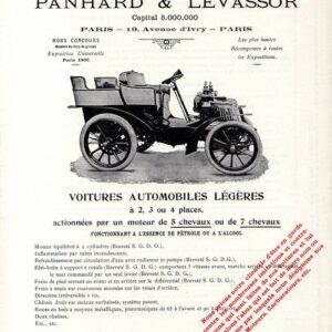 Voitures automobiles à 2, 3 ou 4 places - 5 et 7 ch