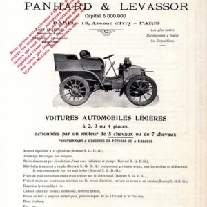 Voitures automobiles à 2, 3 ou 4 places - 5 et 7 ch