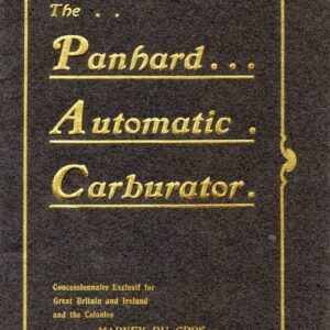 The panhard automatic carburator