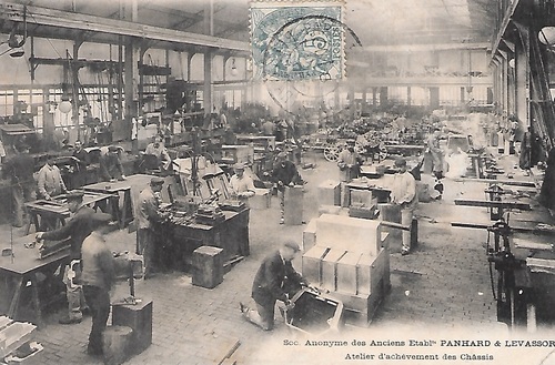 Atelier d'achèvement des chassis