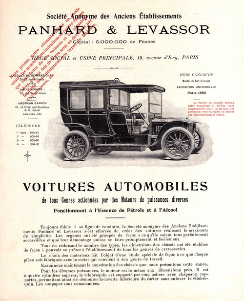 Voitures automobiles de tous genre ...