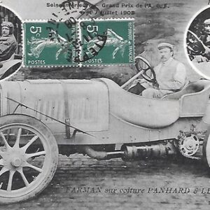 FARMAN sur voiture PANHARD et LEVASSOR