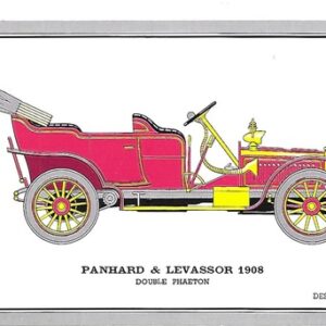 PANHARD et LEVASSOR 1908 double phaéton