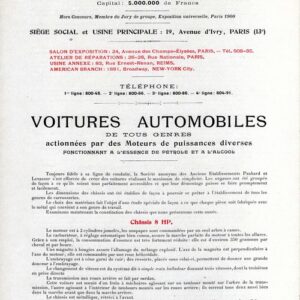 Voitures automobiles de tous genre ...