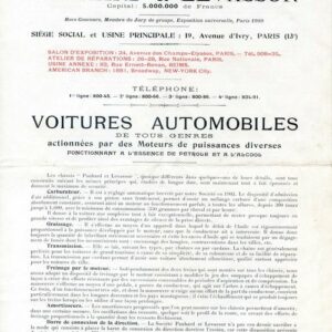 Voitures automobiles de tous genre ...