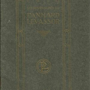 1910 les nouveautées de Panhard & levassor