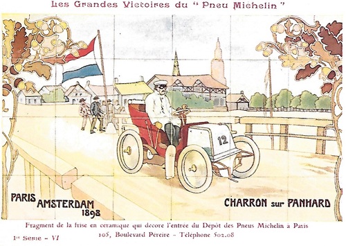 Paris-Amsterdam 1898 CHARRON sur PANHARD