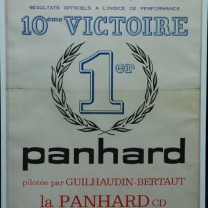 24 heures du mans - 10 ème victoire 1 er Panhard