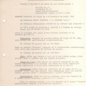 La grand tourisme Panhard CD