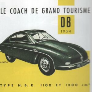 Le coach de grand tourisme DB 1954