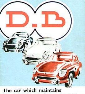 D-B the car wich maintains the triomph of french colours