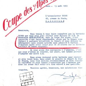 Panhard - Coupe des Alpes 1959