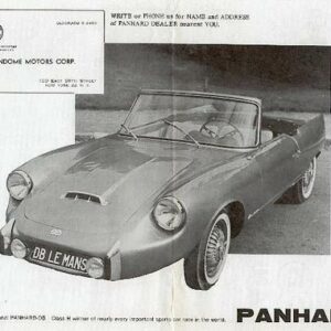 The sensational Panhard-DB