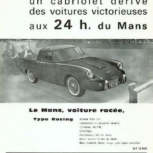 Dans la tradition DB ...le mans, voiture racée, type racing