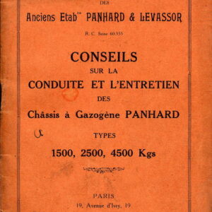 ... châssis à gazogène