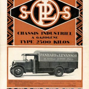 Châssis industriel à gazogène type 2500 kilos