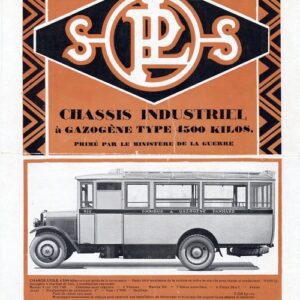 Châssis industriel à gazogène type 4500 kilos
