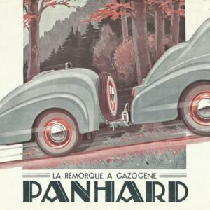 La remorque à gazogène Panhard