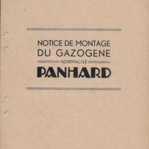Notice de montage du gazogène normalisé