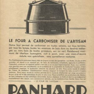 Le four à carboniser de l'artisan