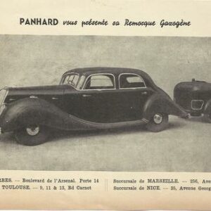 Panhard vous présente sa remorque gazogène