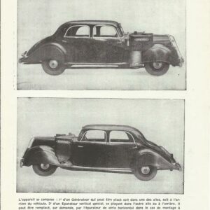 Panhard vous présente son gazogène ... tourismes et camionnettes
