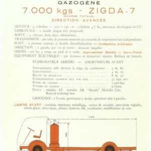 Gazogène 8.000 kgs - ZIGDA 7