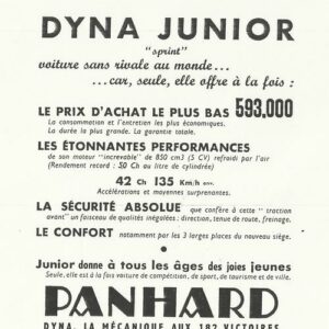 Dyna Junior sprint, voiture sans rivale au monde