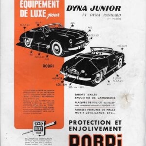 équip. de luxe pour dyna junior