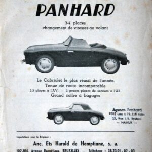 Le cabriolet sport 55 Panhard
