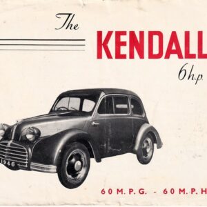 The KENDALL 6 h. p.
