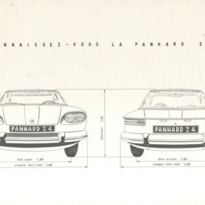 Connaissez vous la Panhard 24