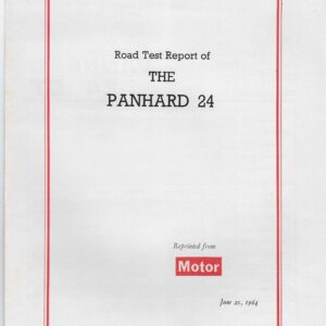 Road test report of the Panhard 24