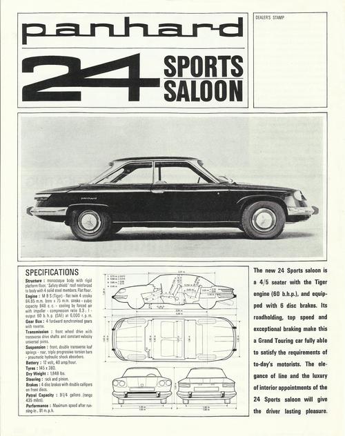 Panhard 24 sport saloon