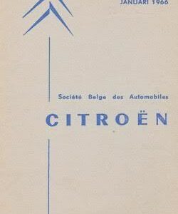 Prijslijst januari 1966