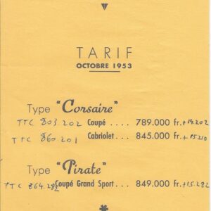 Tarif 10 / 53
