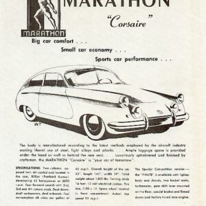 The 1954 marathon corsaire