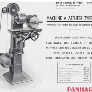 Machine à affuter type V3FE