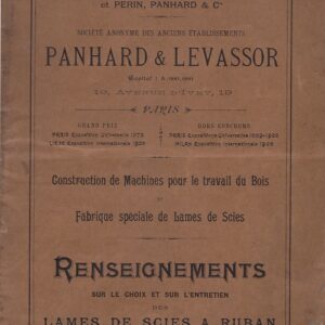 Renseignements sur le choix et sur l'entretien des lames de scies à ruban
