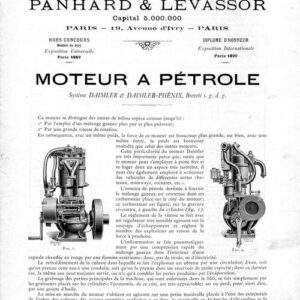 Moteurs à pétroles système Daimler - Phénix