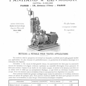 Moteur à pétrole pour toutes applications