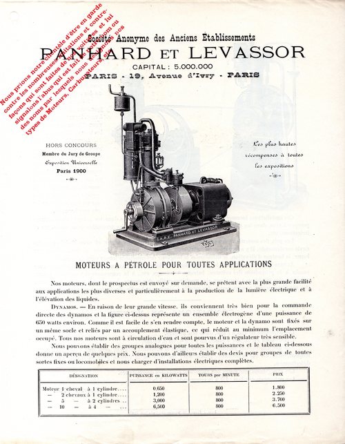 Moteur à pétrole pour toutes applications