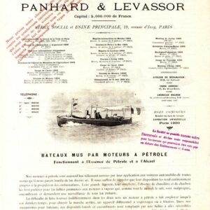 Bateaux mus par moteurs à pétrole foctionnant à l'esence de pétrole ou à l'alcool