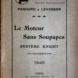 Le moteur sans soupapes système Knight