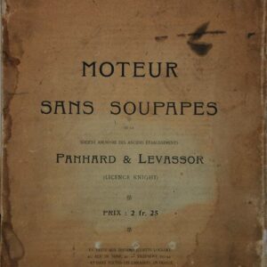 Moteur sans soupapes - Panhard & Levassor